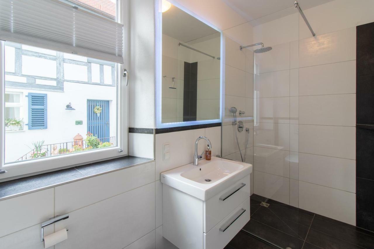 Exklusive Ferienwohnung Geisfeld Buitenkant foto