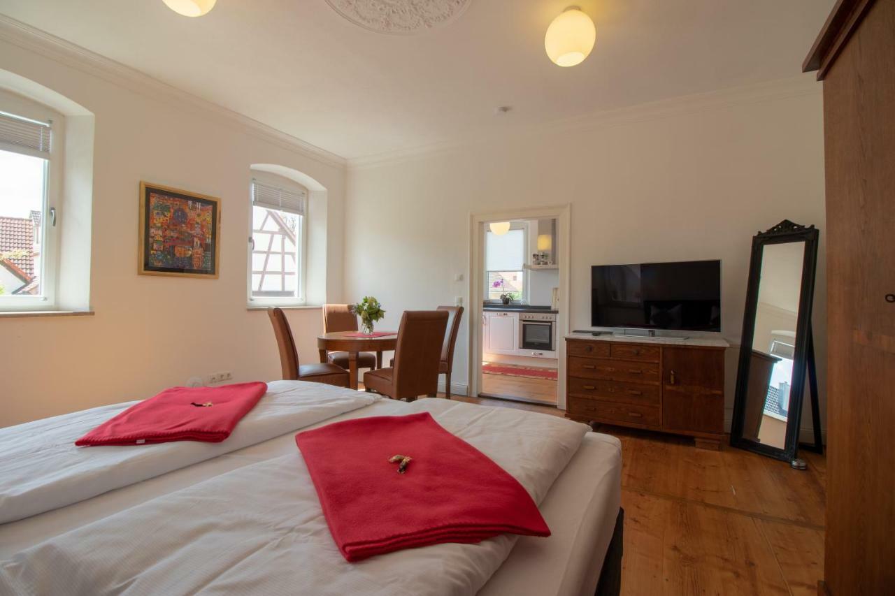 Exklusive Ferienwohnung Geisfeld Buitenkant foto